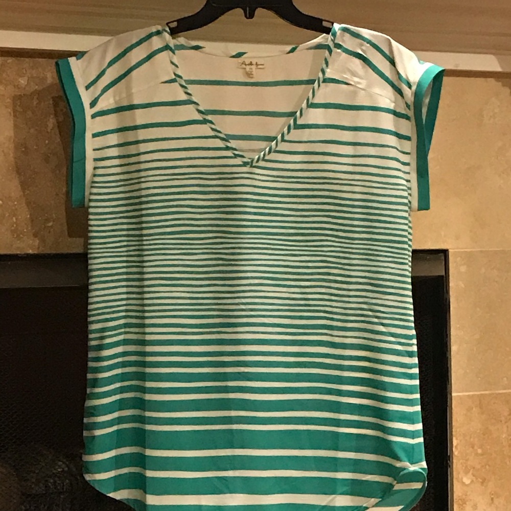 White & green top